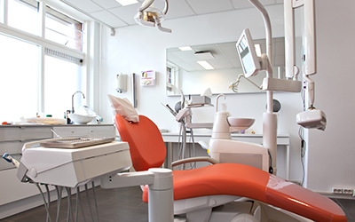 dental chair and equipment